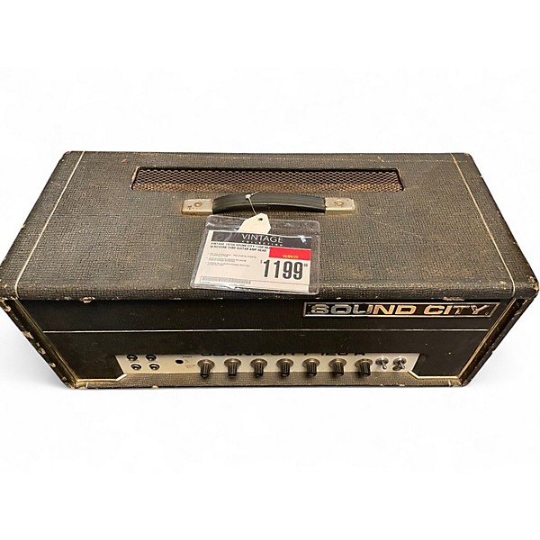 Vintage 1970s Sound City 120R HEAD W/REVERB Tube Guitar Amp Head