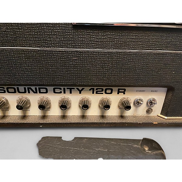 Vintage 1970s Sound City 120R HEAD W/REVERB Tube Guitar Amp Head