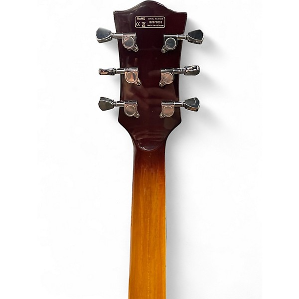 Used Iyv IJZ-300 Brownburst Hollow Body Electric Guitar