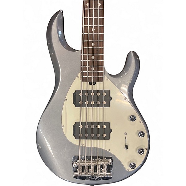 Used Sterling by Music Man Ray35 5 String NAVY BLUE Electric Bass Guitar