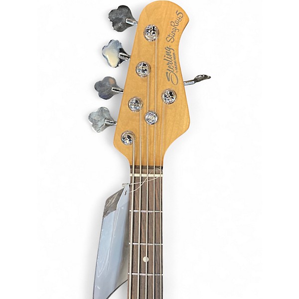 Used Sterling by Music Man Ray35 5 String NAVY BLUE Electric Bass Guitar