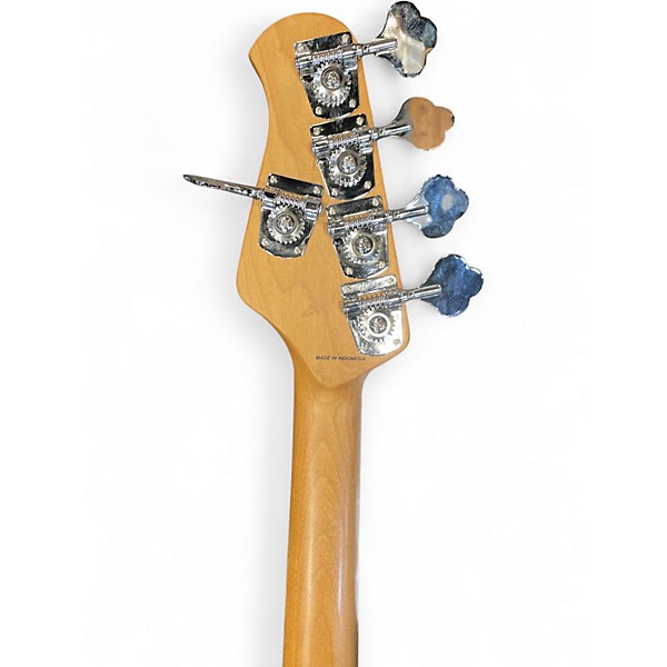 Used Sterling by Music Man Ray35 5 String NAVY BLUE Electric Bass Guitar