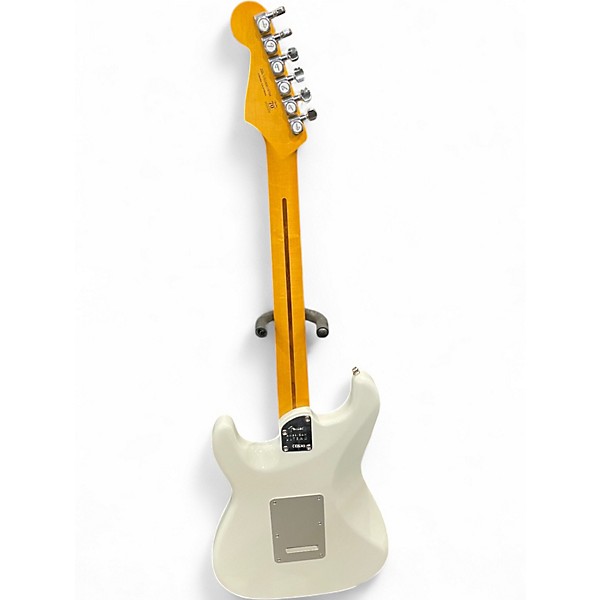 Used Fender ultra 2 Alpine White Solid Body Electric Guitar