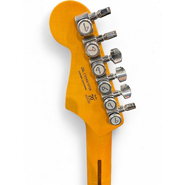 Used Fender ultra 2 Alpine White Solid Body Electric Guitar