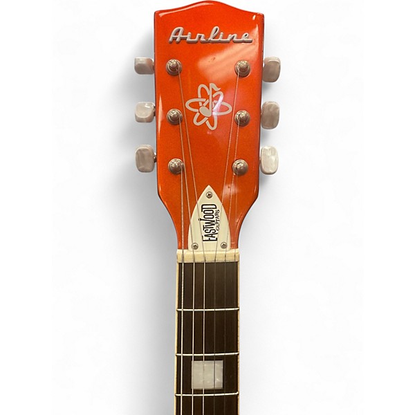 Used Eastwood airline Orange Solid Body Electric Guitar
