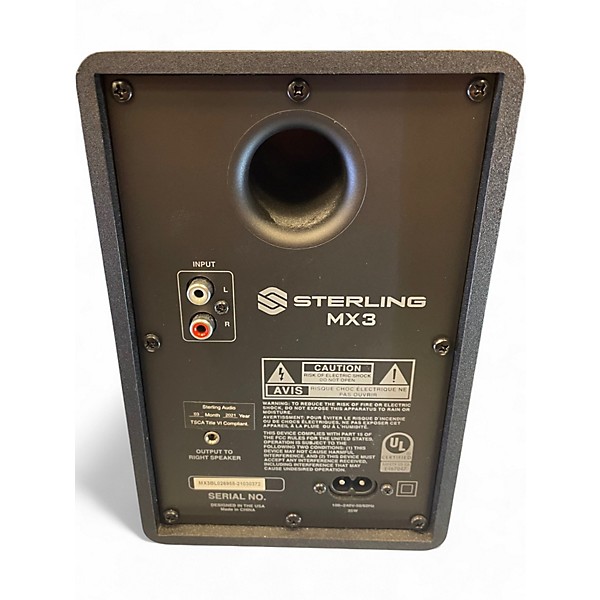Used Sterling Audio MX3 Pair Powered Monitor