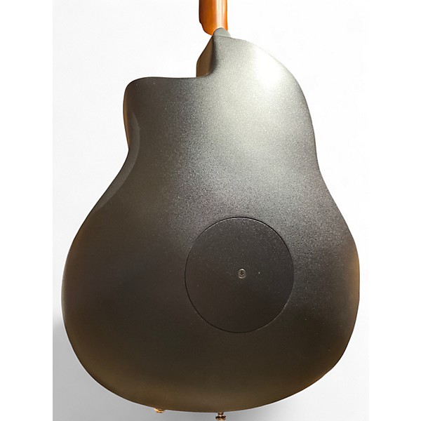 Used Ovation CE44P Blue Acoustic Electric Guitar