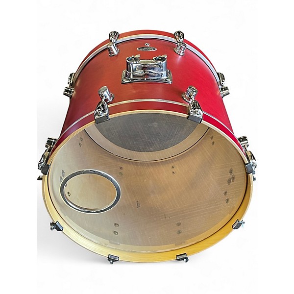 Used PDP by DW 4 Piece FS Series Red Satin Stain Drum Kit