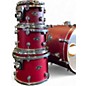 Used PDP by DW 4 Piece FS Series Red Satin Stain Drum Kit