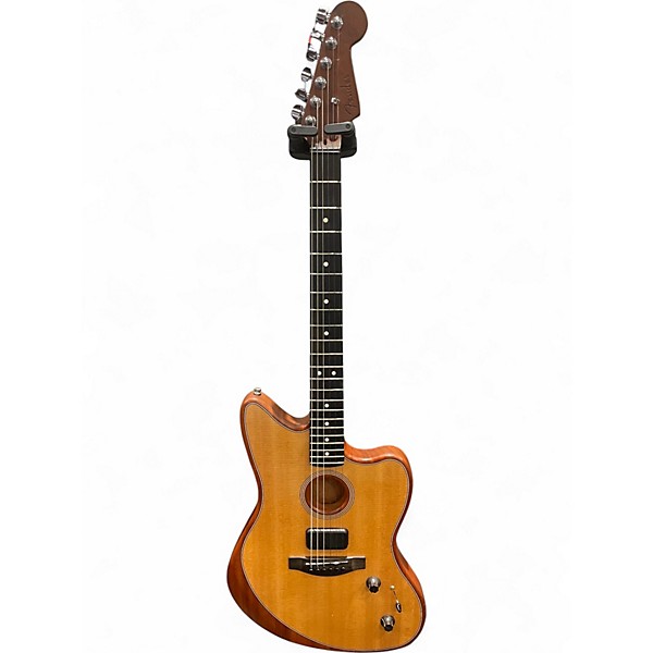 Used Fender AMERICAN ACOUSTASONIC JAZZMASTER Mahogany Acoustic Electric Guitar