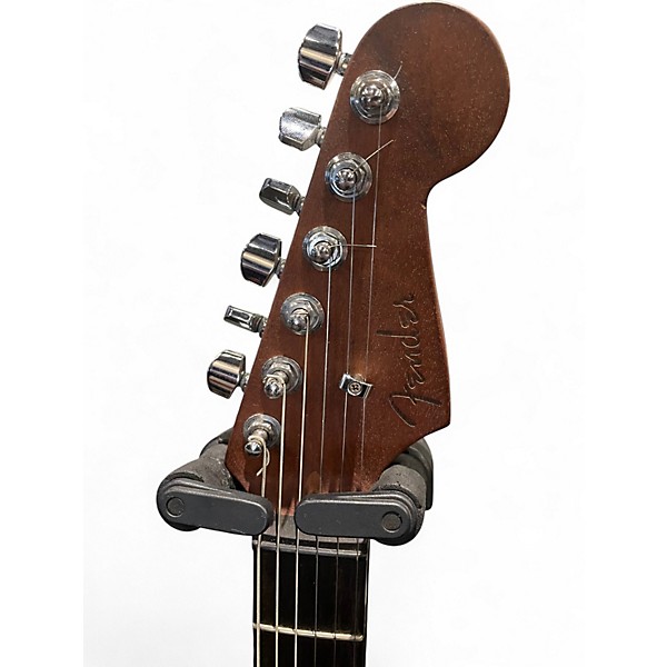 Used Fender AMERICAN ACOUSTASONIC JAZZMASTER Mahogany Acoustic Electric Guitar