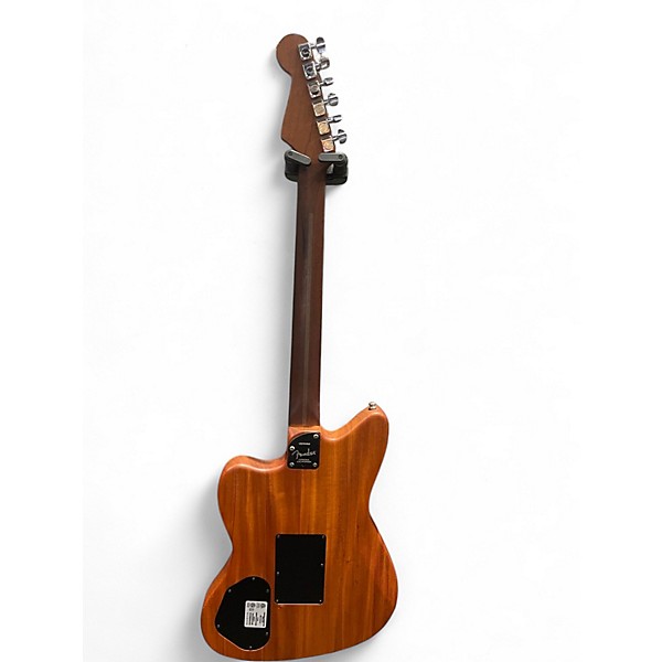 Used Fender AMERICAN ACOUSTASONIC JAZZMASTER Mahogany Acoustic Electric Guitar