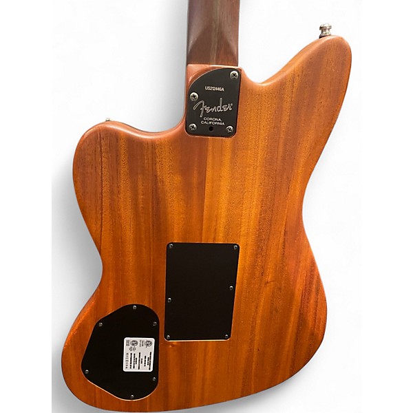 Used Fender AMERICAN ACOUSTASONIC JAZZMASTER Mahogany Acoustic Electric Guitar