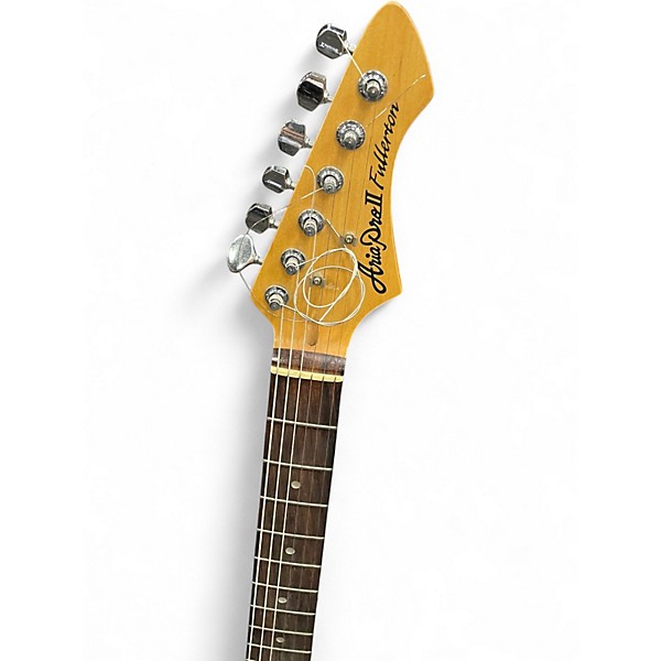 Used Aria Pro II Fullerton black Solid Body Electric Guitar