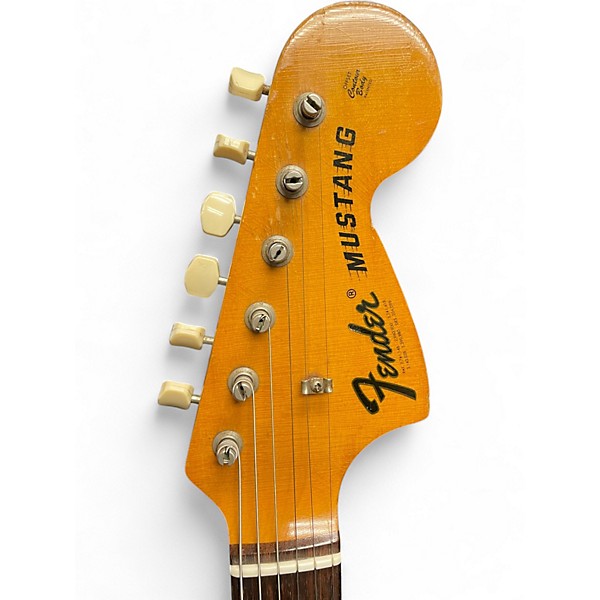 Vintage 1975 Fender Mustang SUNBURST Solid Body Electric Guitar