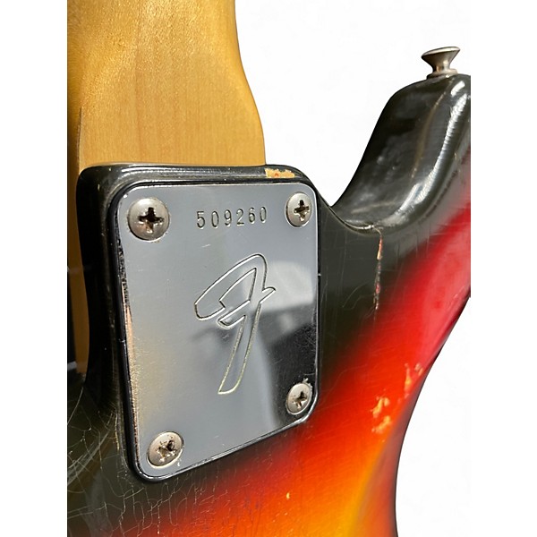 Vintage 1975 Fender Mustang SUNBURST Solid Body Electric Guitar