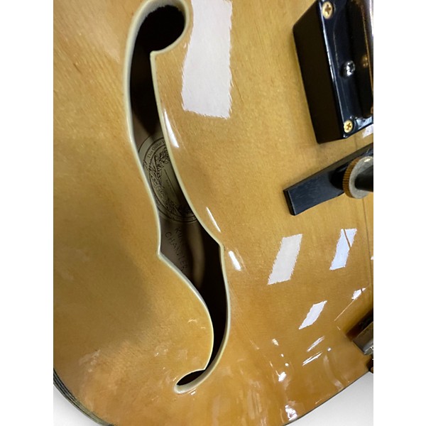 Used Washburn J6S Natural Hollow Body Electric Guitar