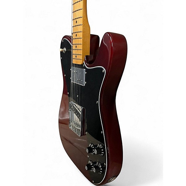 Used Fender American Vintage II 1977 Telecaster Custom Wine Solid Body Electric Guitar