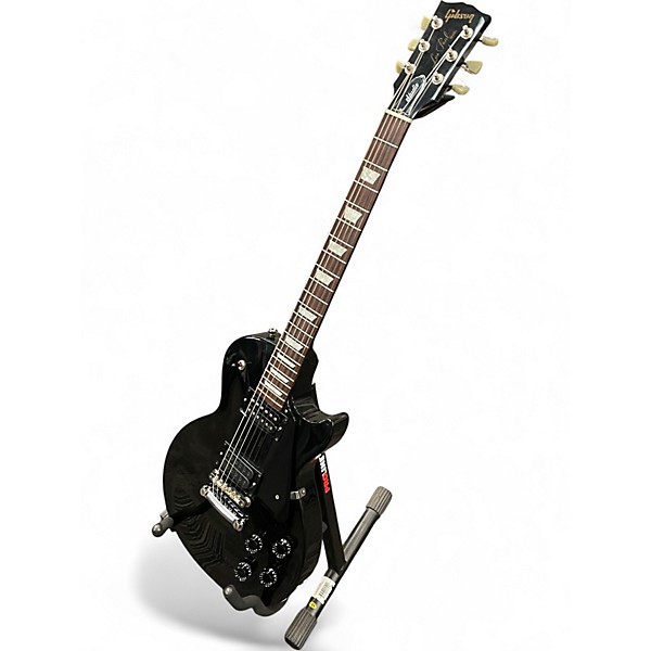 Used Gibson Les Paul Studio Black Solid Body Electric Guitar
