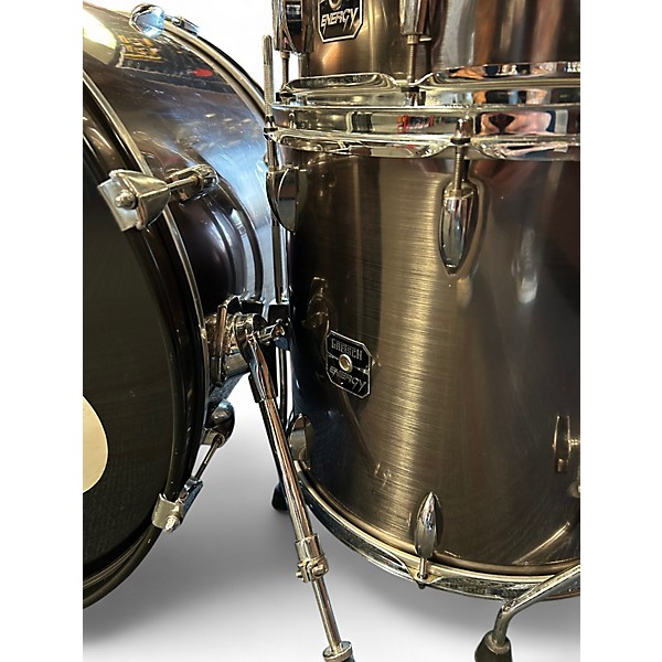 Used Gretsch Drums 5 Piece Energy Silver Drum Kit