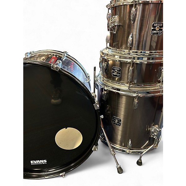 Used Gretsch Drums 5 Piece Energy Silver Drum Kit