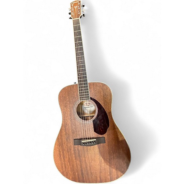 Used Fender Paramount PM-1 Standard Dreadnought Natural Acoustic Electric Guitar