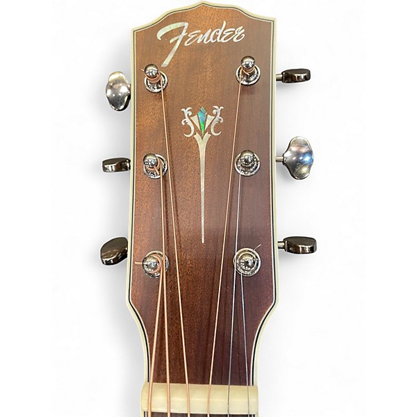 Used Fender Paramount PM-1 Standard Dreadnought Natural Acoustic Electric Guitar