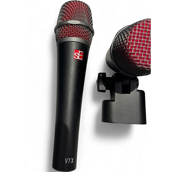 Used sE Electronics V Pack Venue Standard Drum Microphone Package Drum Microphone