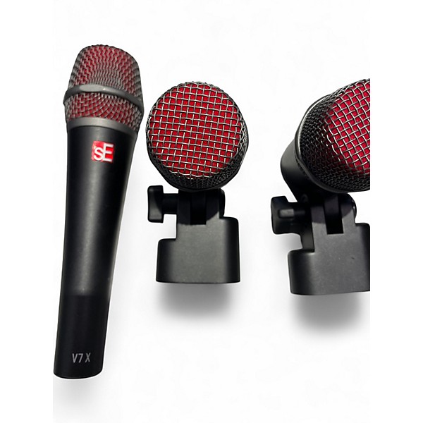 Used sE Electronics V Pack Venue Standard Drum Microphone Package Drum Microphone