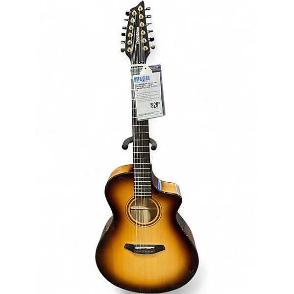 Used Breedlove artista pro concert Ba 12 2 Color Sunburst 12 String Acoustic Electric Guitar