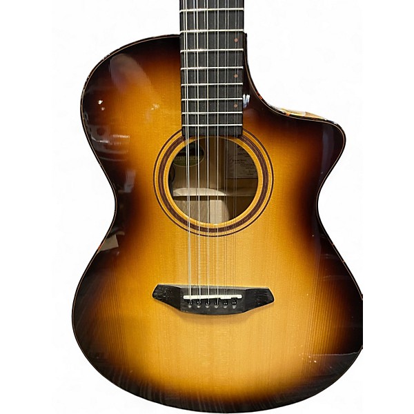 Used Breedlove artista pro concert Ba 12 2 Color Sunburst 12 String Acoustic Electric Guitar