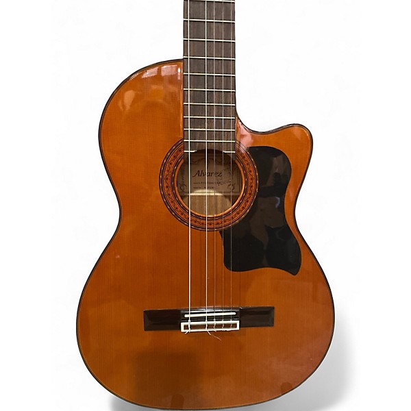 Used Alvarez Artist Series AC60SC Natural Classical Acoustic Electric Guitar