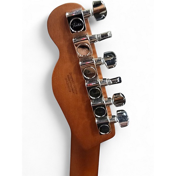 Used Fender Acoustasonic Player Stratocaster Black Acoustic Electric Guitar