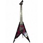 Used B.C. Rich Deluxe Jr V Active EMG Floyd Rose Red to Black Fade Solid Body Electric Guitar thumbnail