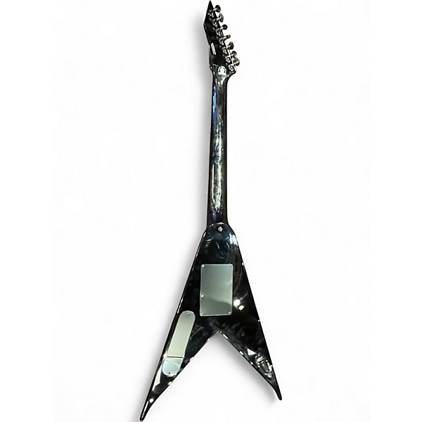 Used B.C. Rich Deluxe Jr V Active EMG Floyd Rose Red to Black Fade Solid Body Electric Guitar