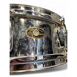 Used Slingerland 14in SNARE DRUM SILVER Drum