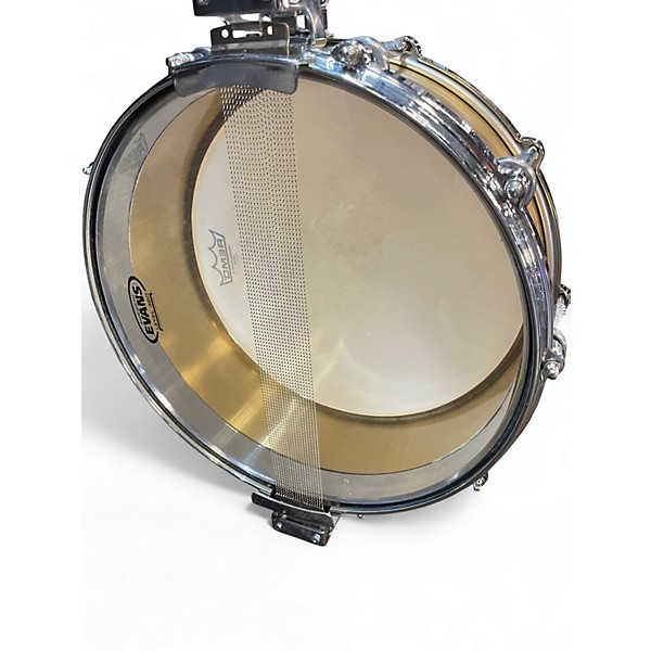Used Pearl 14X4 Free Floating Snare Antique Gold Drum