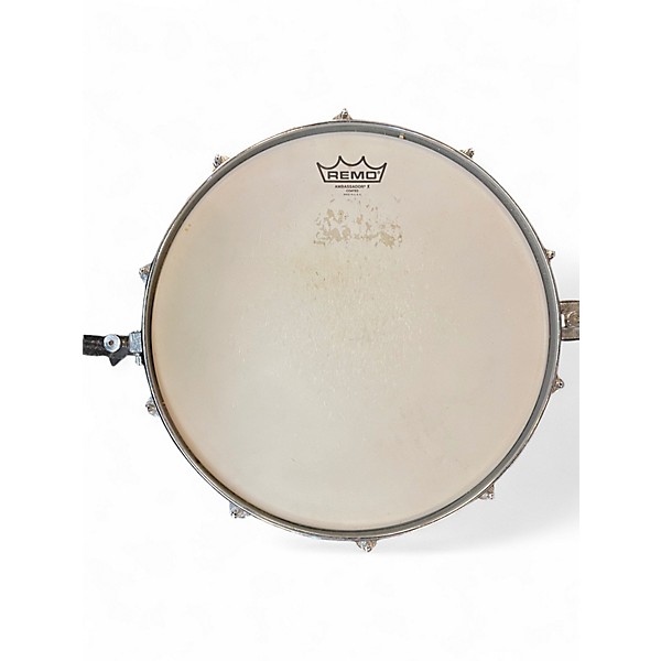 Used Pearl 14X4 Free Floating Snare Antique Gold Drum