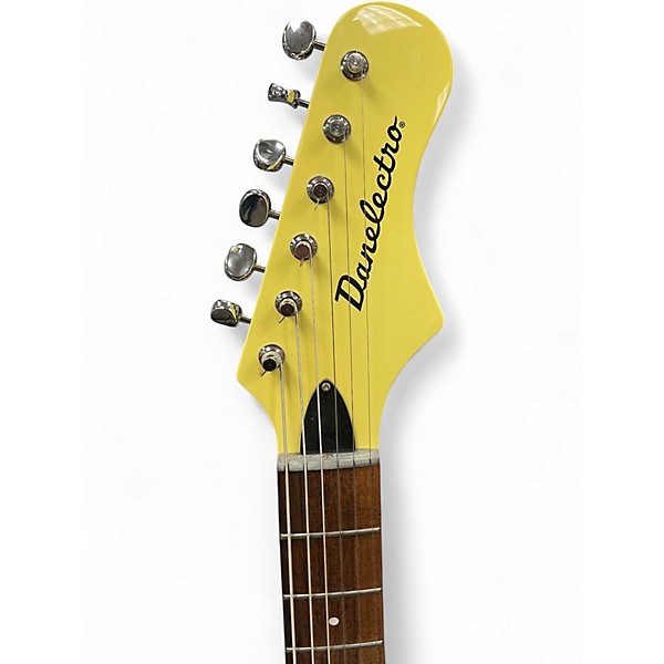 Used Danelectro The 67 dano yellow Solid Body Electric Guitar
