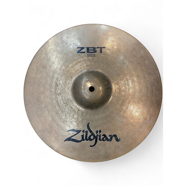 Used Zildjian 14in ZBT Hi Hat Top Cymbal
