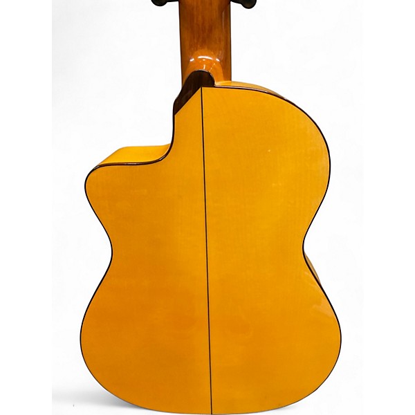 Used 2006 Cordoba 45FCE Flamenco Amber Classical Acoustic Electric Guitar