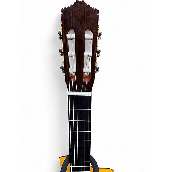 Used 2006 Cordoba 45FCE Flamenco Amber Classical Acoustic Electric Guitar