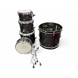 Used Spaun 5 Piece Recording Series Birch Kit black Drum Kit