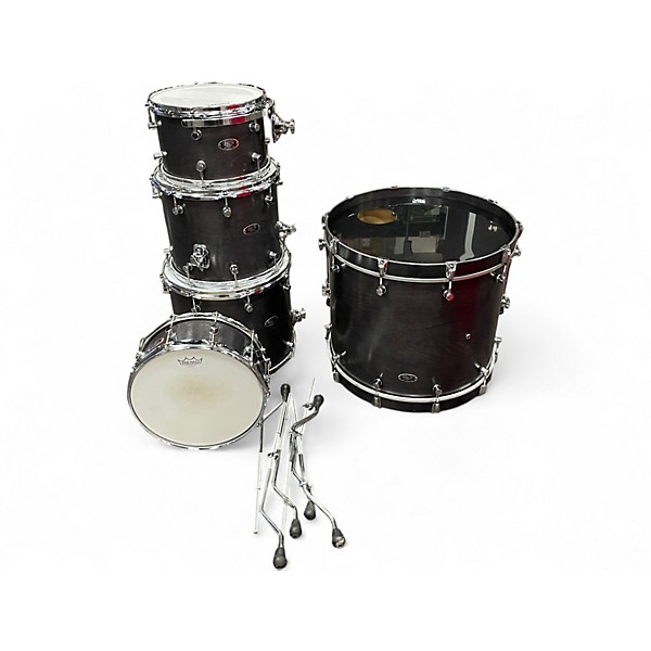 Used Spaun 5 Piece Recording Series Birch Kit black Drum Kit