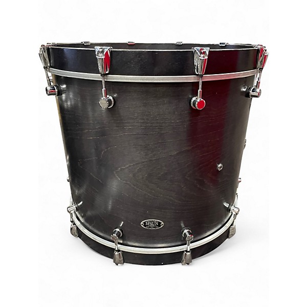 Used Spaun 5 Piece Recording Series Birch Kit black Drum Kit