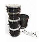 Used Spaun 5 Piece Recording Series Birch Kit black Drum Kit