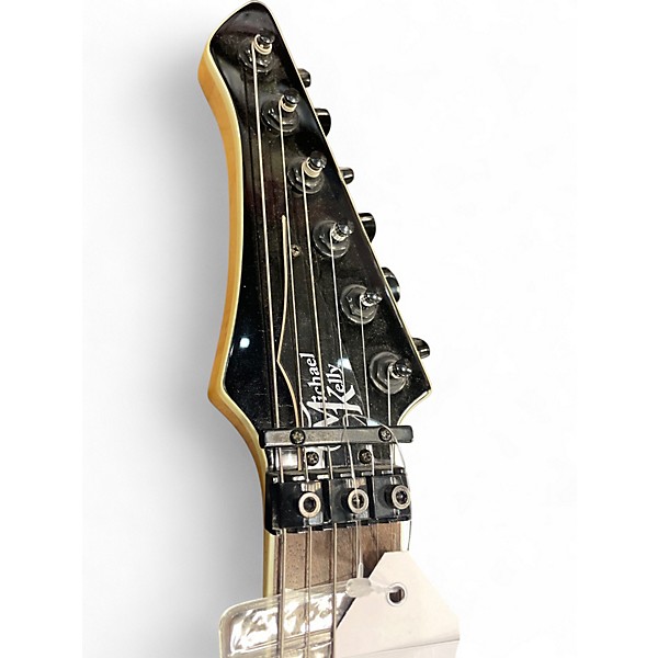 Used Michael Kelly Hex Series Black Vapor Solid Body Electric Guitar