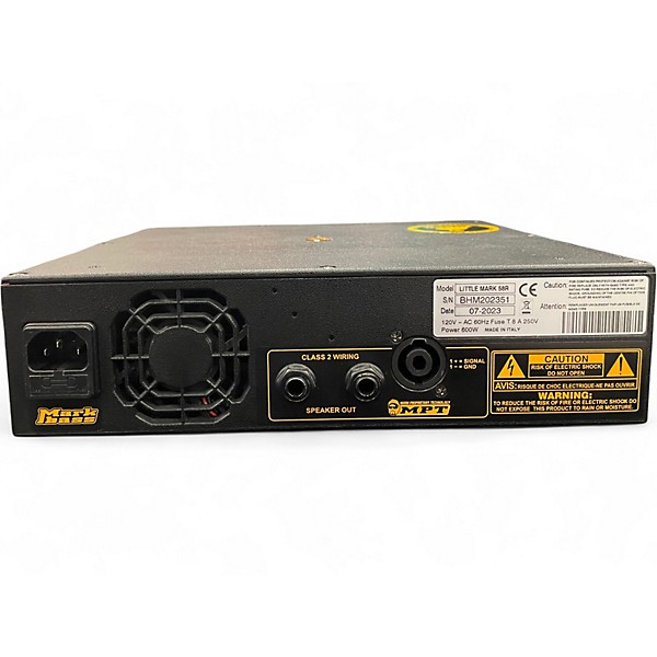 Used 2022 Markbass Little Mark Backline 250 250W Bass Amp Head