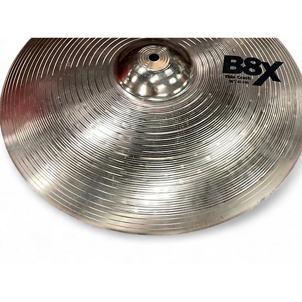 Used SABIAN 16in B8X THIN CRASH Cymbal