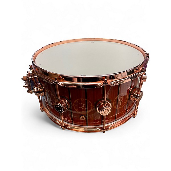 Vintage 2014 DW 14X6.5 Neal Peart?Rush The Time Machine Iconic Snare Time Machine Graphics Drum